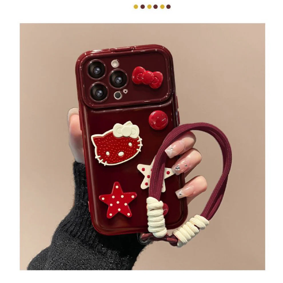 Flip Kitty case w/ Makeup Mirror