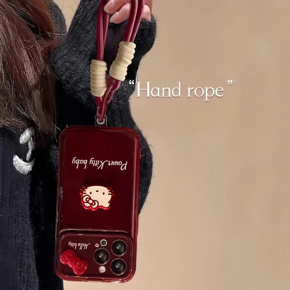 Flip Kitty case w/ Makeup Mirror